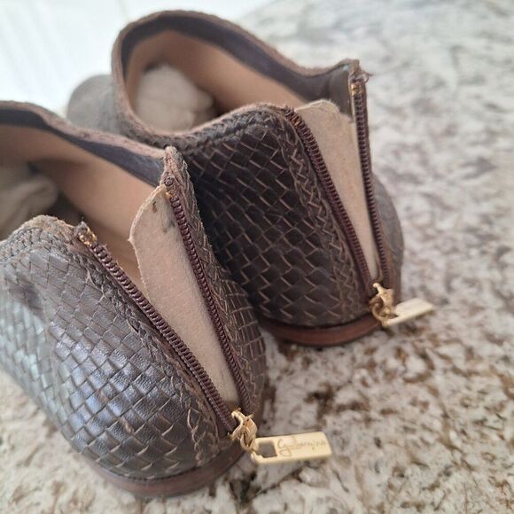 Anthropologie’s Guilhermina Tessia Brown  Leather Booties size 10 - Picture 5 of 8